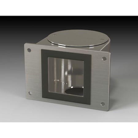 Saginaw Control & Engineering Wall Bracket Adaptor, 5.87 in. H x 7.54 in. W x 5.12 in. L, 304 Stainless Steel SCE-SASWMA